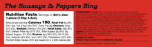 Load image into Gallery viewer, Plant-Based Sausage &amp; Peppers Bing made with Before the Butcher®
