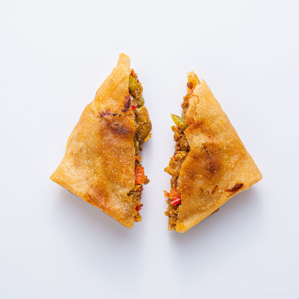 Plant-Based Sausage & Peppers Bing made with UNCUT®
